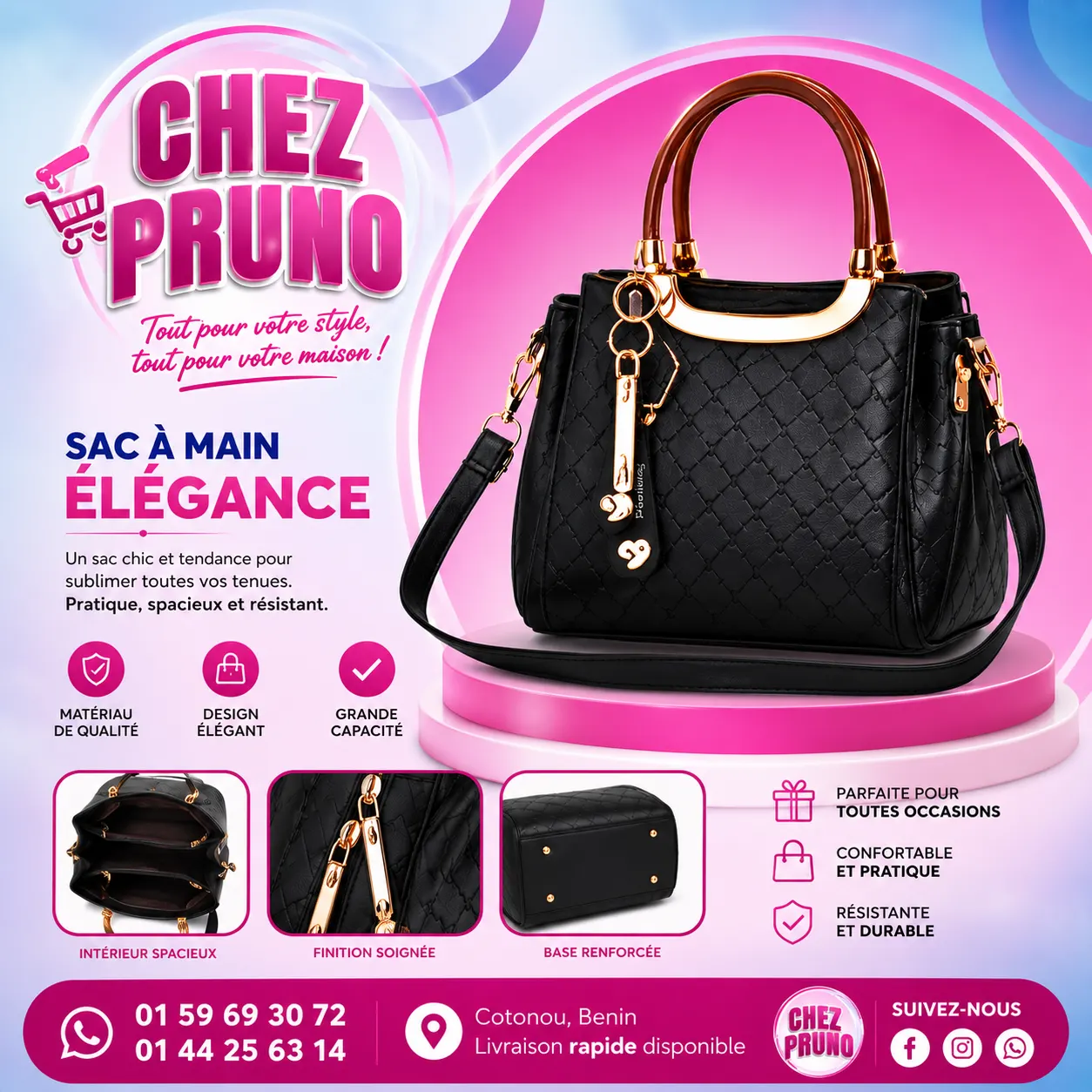 Visual Branding & Facebook Page Setup – Chez Pruno